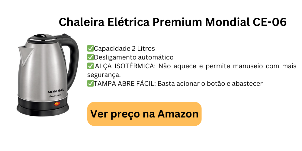 top 3 melhores chaleiras elétricas